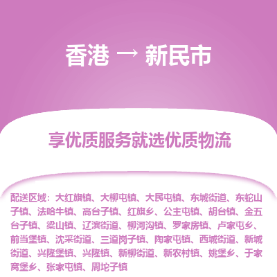 新民市市到香港物流专线-新民市到香港货运公司推出“全境特快送”服务