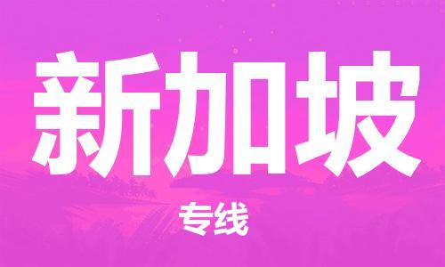 保定到新加坡物流专线-保定到新加坡货运公司-保定跨境快递公司