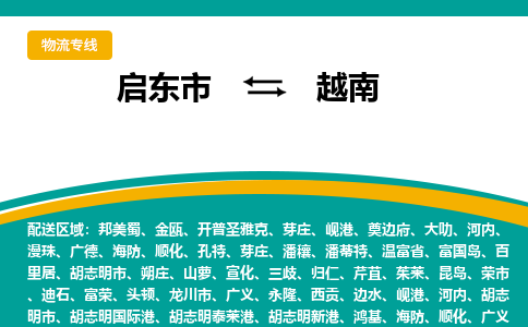启东市到越南海运物流公司，启东市到越南空运CTF专线，双清DDU到门